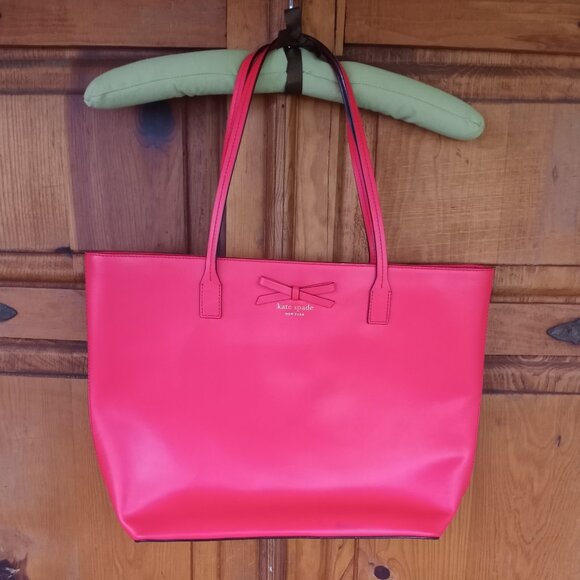 kate spade shoulder bag hot pink tote - Picture 1 of 16